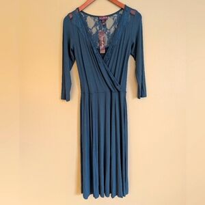 Long Tall Sally Blue Midi Dress